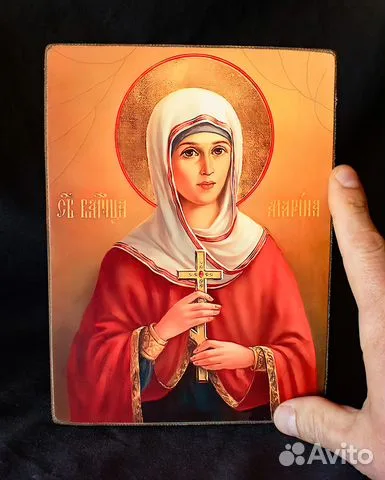 Именная икона "Святая Великомученица Марина" — оригинальный подарок