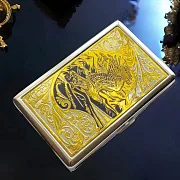 Портсигар "Орел" № 2 / на 16 сигарет — необычный подарок — фотография 1
