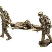 Бронзовый набор солдатиков «Советские санитары», 5 шт., 1:35 — красивый подарок — фотография 7