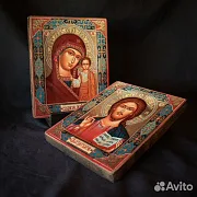 Венчальная пара. Казанская Богоматерь и Спас — оригинальный подарок — фотография 3