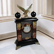 Ручная работа: Каминные часы «Орел» из яшмы и долерита — фотография 1