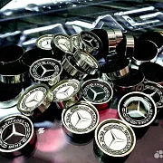 Комплект стальных фишек для нард «Mercedes» — красивый подарок — фотография 7