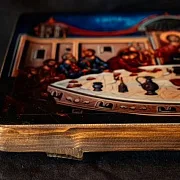 Икона авторская "Тайная вечеря" Дерево — необычный подарок — фотография 5