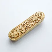 Флешка «Розы» из дерева — сувенир — оригинальный подарок — фотография 2