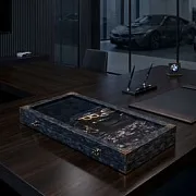 Подарочные нарды под стеклом «BMW» — фотография 6