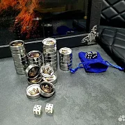 На память: Нарды под стеклом «Царь зверей» — фотография 4