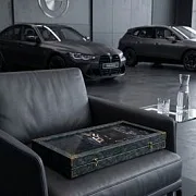 Подарочные нарды под стеклом «BMW» — фотография 7