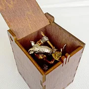 Статуэтка из бронзы «Крыса-фокусник» — необычный подарок — фотография 6
