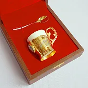 Кофейная чашка "Агат" № 2. Златоуст — необычный подарок — фотография 3