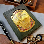 Книга «Омар Хайям» в коже — красивый подарок — фотография 1