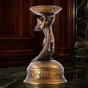 Подсвечник «Водолей» из бронзы — оригинальный подарок — фотография 1