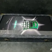 Подарочные нарды под стеклом «Вперёд быки!» — фотография 4