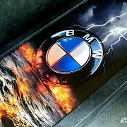 Нарды под стеклом «BMW» — необычный подарок — фотография 3