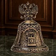 Бронзовый колокольчик «Музей истории телефона» — красивый подарок — фотография 1