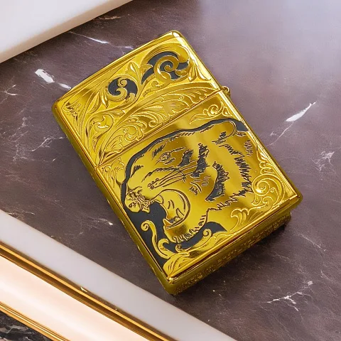 Оригинальная зажигалка Zippo "Тигр" № 7 — оригинальный подарок