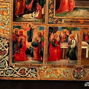 На память: Икона с ковчегом "Двунадесятые праздники" — фотография 7