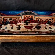 Икона авторская "Тайная вечеря" Дерево — необычный подарок — фотография 3