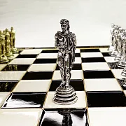 Шахматы с металлическими фигурами в подарок — фотография 6