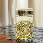 На память: Стопка для водки "Охотник" — фотография 1