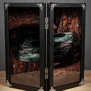Нарды под стеклом «BMW X5» — красивый подарок — фотография 5