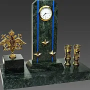 Часы «Погон» с гербом ВМФ и подставками — необычный подарок — фотография 2