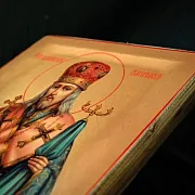 Подарочная икона Иоасафа Белгородского. Ручная работа — фотография 5