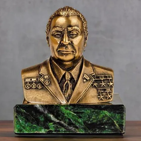 Бронзовый бюст «Брежнев» в подарок