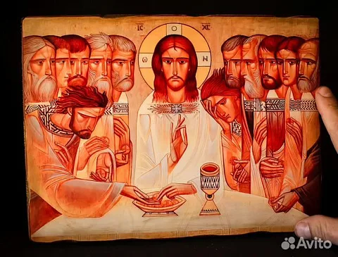 Икона современного письма "Тайная Вечеря" — красивый подарок