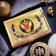 Визитница с логотипом «ФМБА» — оригинальный подарок — фотография 1