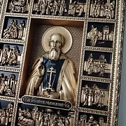 Резная Икона Сергий Радонежский в подарок — фотография 9