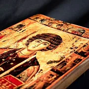 На память: Икона "Святой Пантелеймон-целитель" дерево — фотография 6