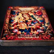 На память: Икона Богоматери "Неувядаемый цвет" Ручная работа — фотография 3