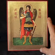 Икона Св. Архангела Михаила. 21*17 см — красивый подарок — фотография 1