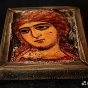 Подарочная икона "Ангел Златые Власы" 15*13 см — фотография 3