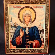 Икона с ковчегом "Святая Ксения Петербургская" — необычный подарок — фотография 1