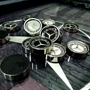 Комплект стальных фишек для нард «Mercedes» — красивый подарок — фотография 8