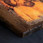 На память: Икона деревянная «Христос во гробе» — фотография 8