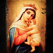 Икона Богоматери " Отчаявшихся Единая Надежда" — красивый подарок — фотография 2