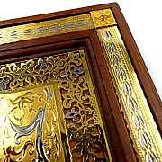 Деревянные нарды «Узор» с позолоченной златоустовской гравюрой — оригинальный подарок — фотография 5