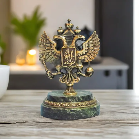 Бронзовая статуэтка «Герб Российский» — оригинальный подарок