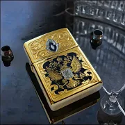 Сувенирная зажигалка Zippo "Герб" — необычный подарок — фотография 1