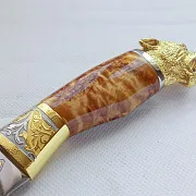 Нож «Охотник» с пантерой — красивый подарок — фотография 6