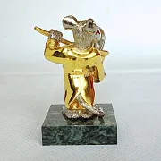 Статуэтка из бронзы «Крыса-фокусник» — необычный подарок — фотография 2