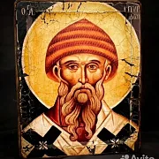 В подарок: Икона авторская "Св. Спиридон Тримифунтский" — фотография 5