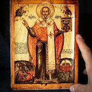 Икона Святого Николая — оригинальный подарок — фотография 3