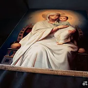 Деревянная икона Божией матери "Кипрская" — оригинальный подарок — фотография 5
