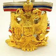 Бронзовый подстаканник «Герб РФ» №3 — оригинальный подарок — фотография 5