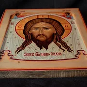 Икона "Спас Нерукотворный c Архангелами" — необычный подарок — фотография 4