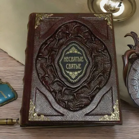 На память: Несвятые святые — книга в кожаном переплёте