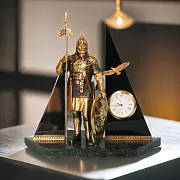 Часы «Русский витязь» со змеевиком — оригинальный подарок — фотография 1